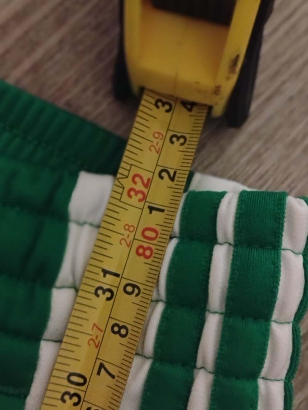 Green Side-Strip Track Pants with White Panels - Picture 5 of 6
